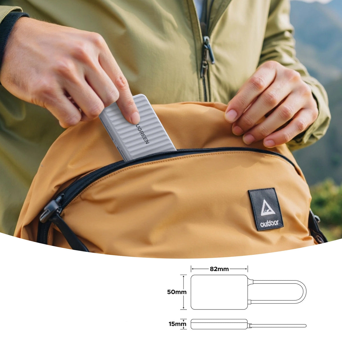Czytnik kart pamięci Ugreen CM868 USB-C - szary – zdjęcie 10