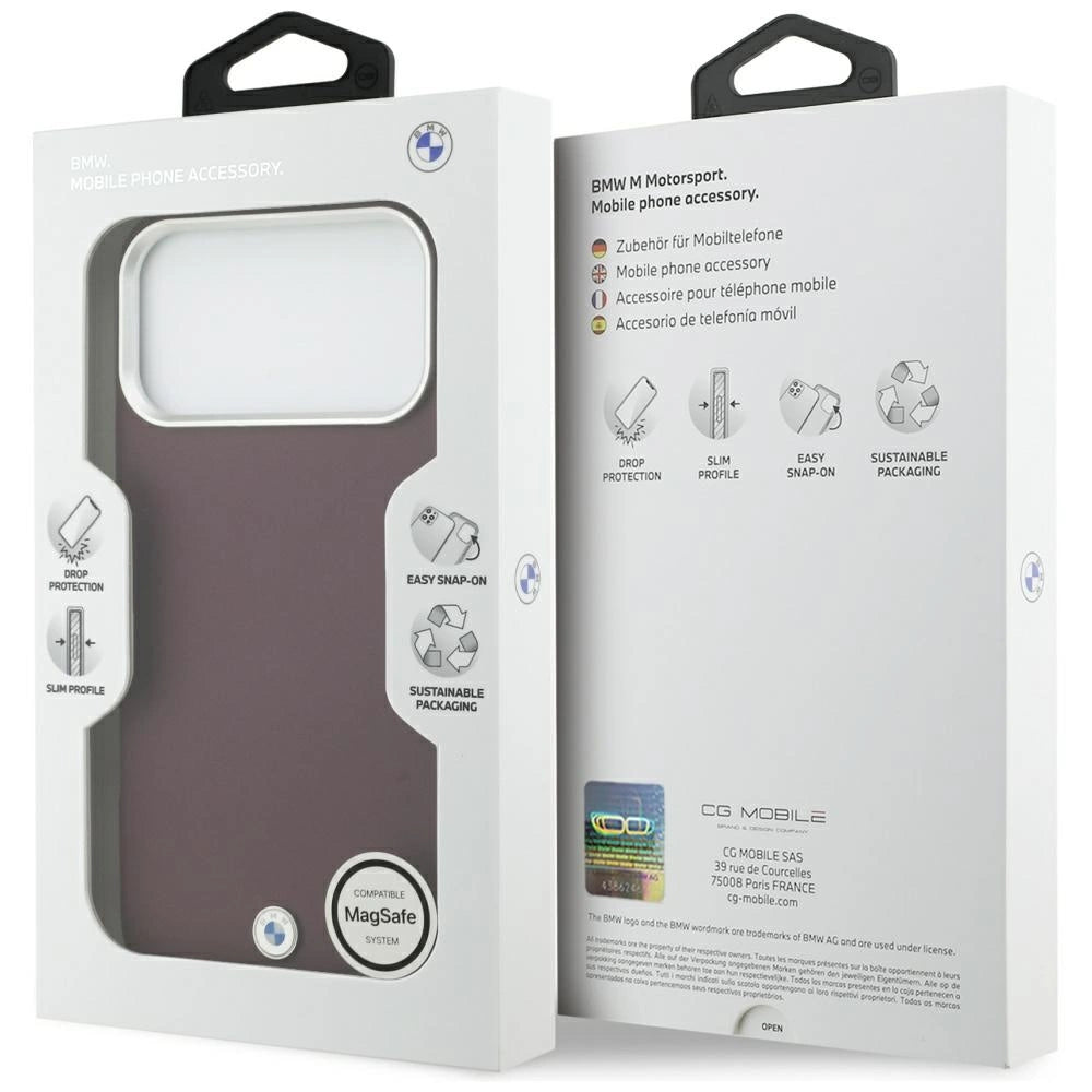 Etui BMW Sign Full Wrapped Metal MagSafe na iPhone 17 Pro Max - czerwone – zdjęcie 8