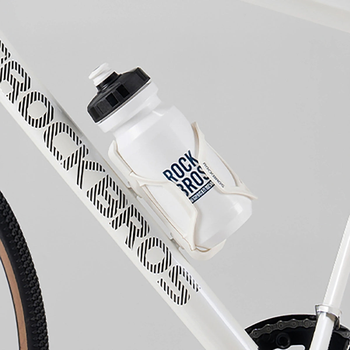 Bidon rowerowy Rockbros 600 ml - biały – zdjęcie 6