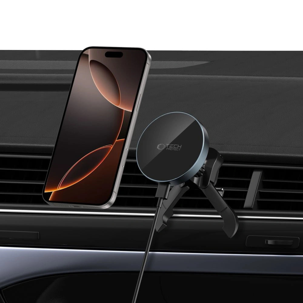 Uchwyt Samochodowy Tech-Protect mm15W-V5 na kratkę nawiewu - czarny – zdjęcie 10