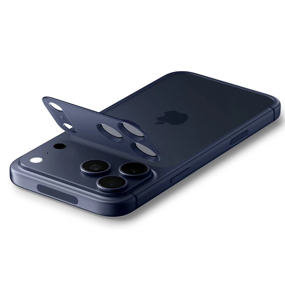 Szkło na obiektyw Spigen Optik Pro XL na iPhone 17 Pro Max - granatowe – zdjęcie 4