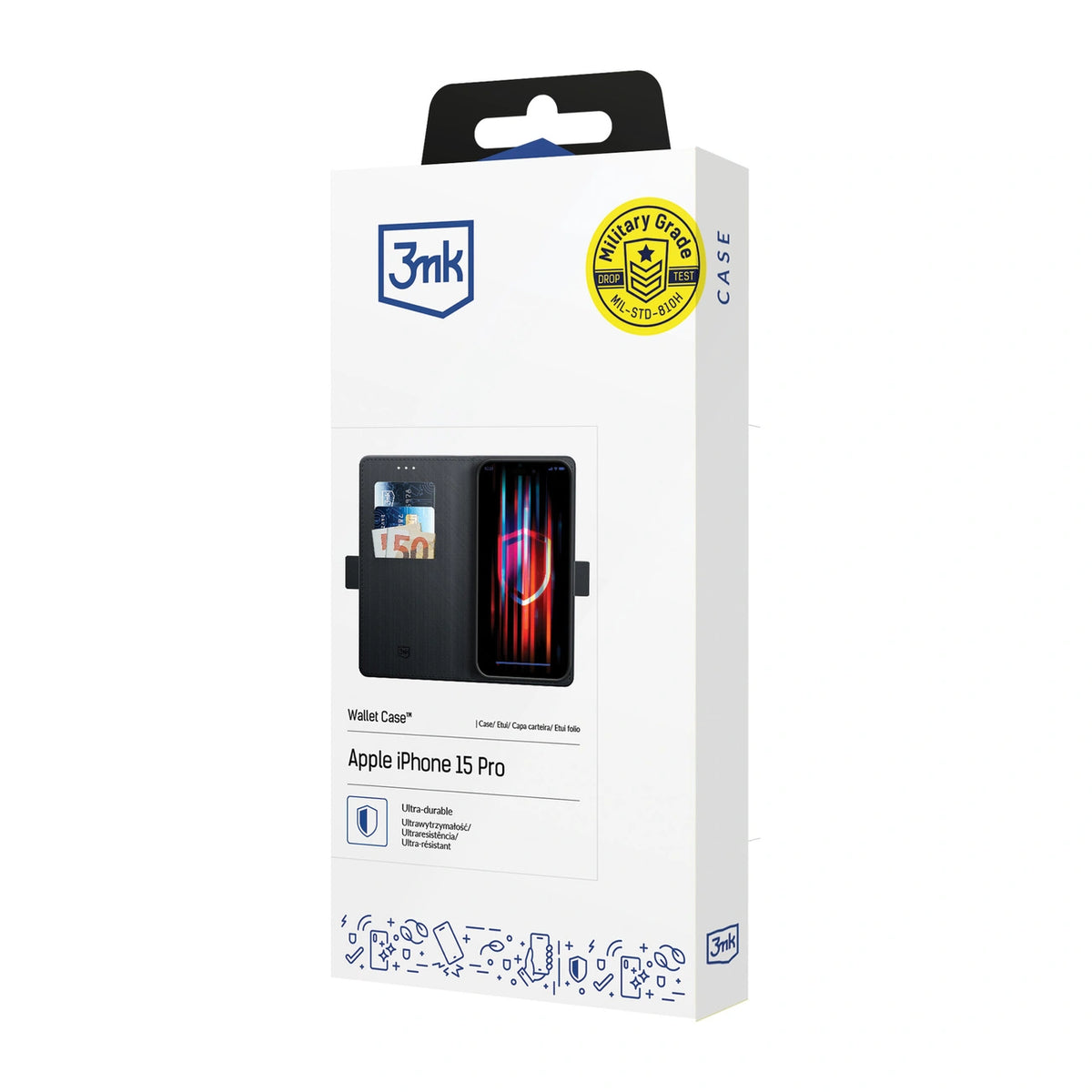 Etui 3mk Wallet Case na Xiaomi 17 Pro Max - czarne – zdjęcie 2
