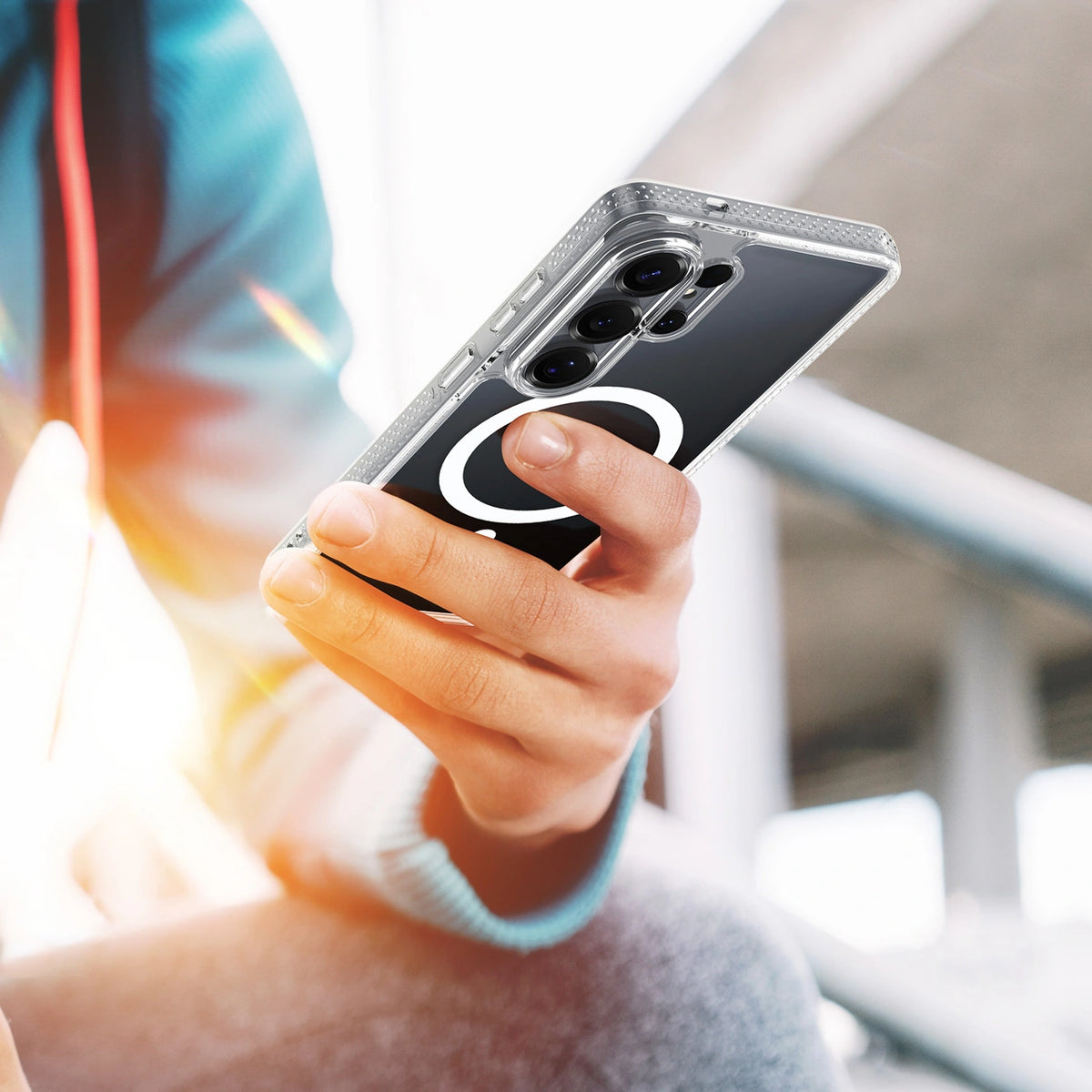 Etui Dux Ducis Clin Mag na Samsung Galaxy S26 Ultra - przezroczyste – zdjęcie 13