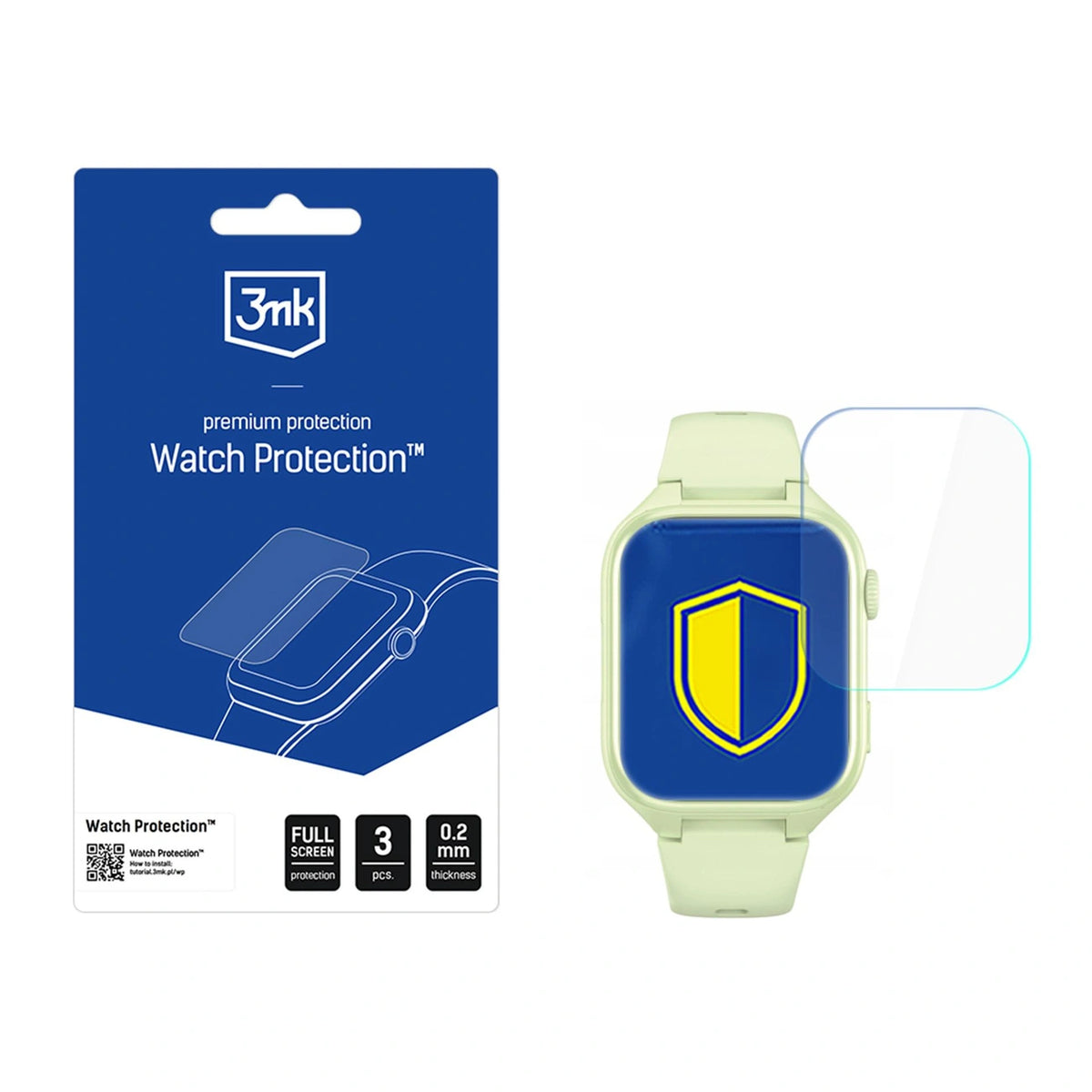 Folia ochronna na ekran smatrwatcha 3mk Watch Protection ARC na STELIO Junior 4G / Junior Pro AI 4G