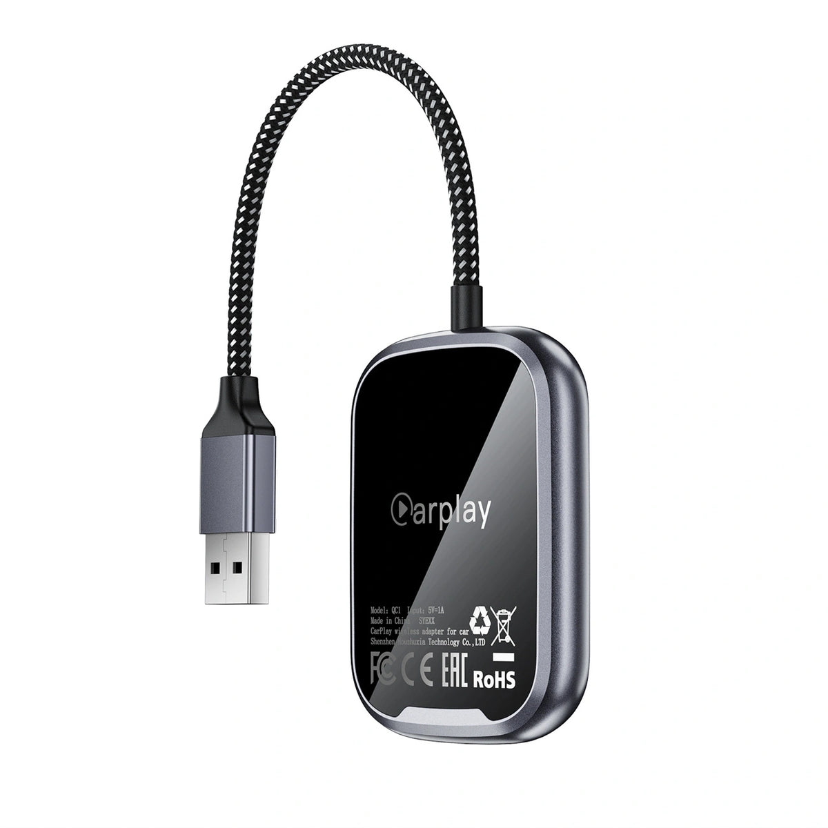Adapter samochodowy Acefast QC1 bezprzewodowy - szary – zdjęcie 7