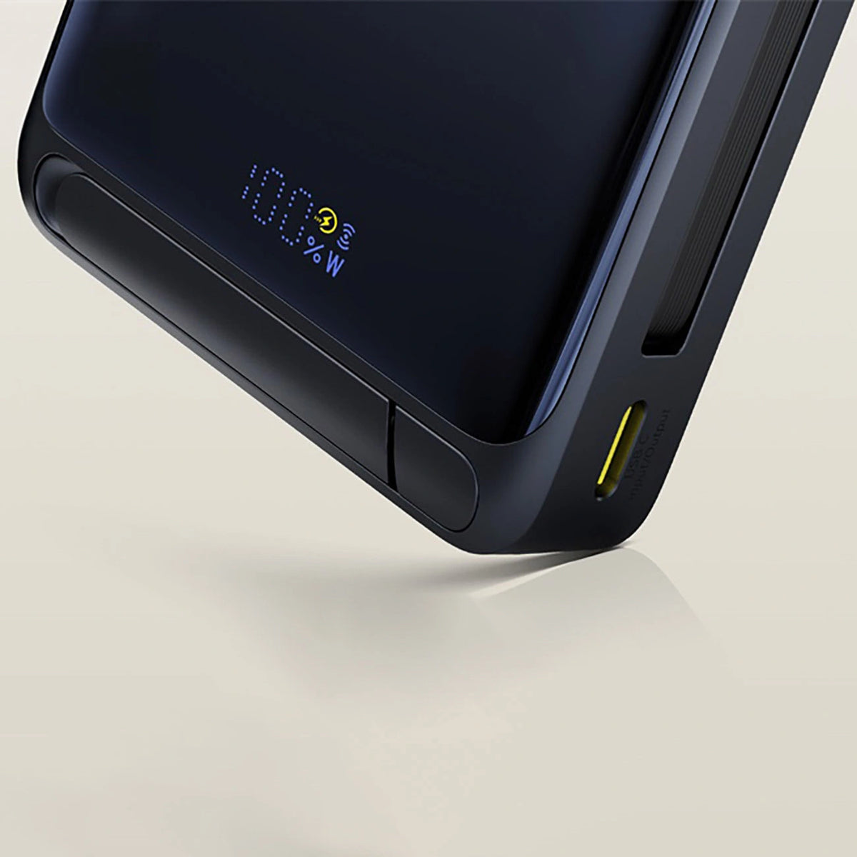 Powerbank Baseus Nomos 10000mAh 30W Qi2 z podstawką kompatybilny - czarny – zdjęcie 14