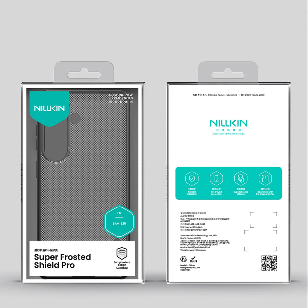 Etui Nillkin Frosted na Samsung Galaxy S26+ - półprzezroczysto-czarne – zdjęcie 12