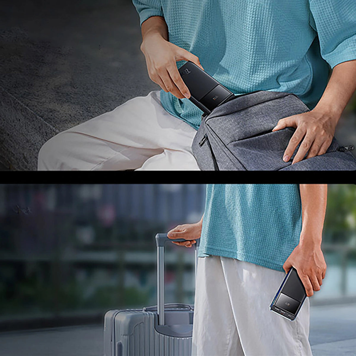 Powerbank Baseus Star-Lord 20000mAh 22,5W z wyświetlaczem - czarny – zdjęcie 12