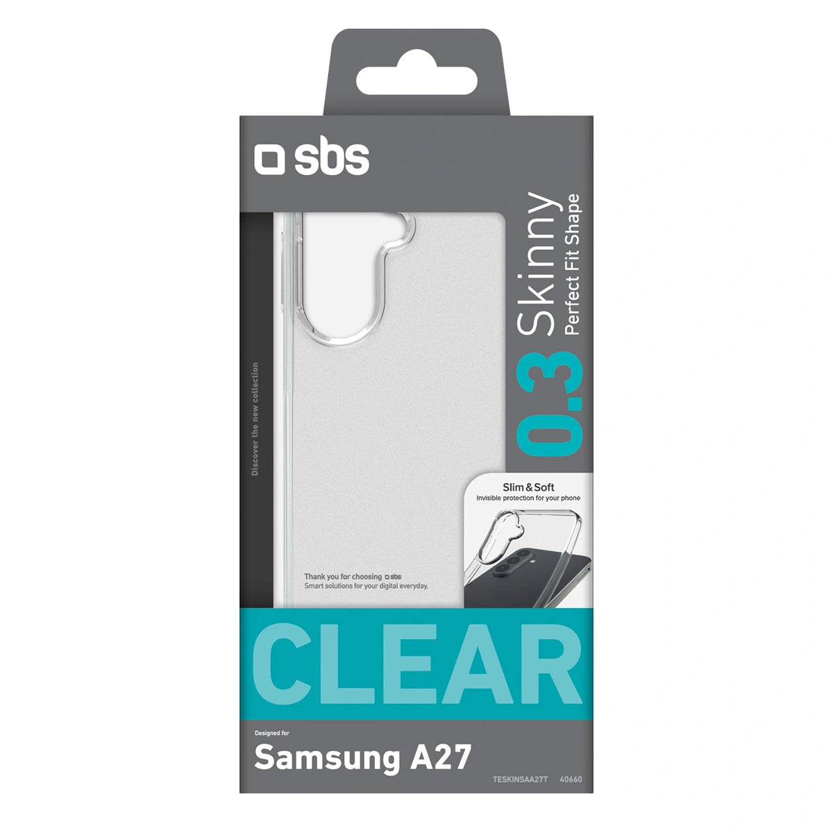 Etui SBS Skinny Cover na Samsung Galaxy A27 - przezroczyste – zdjęcie 2