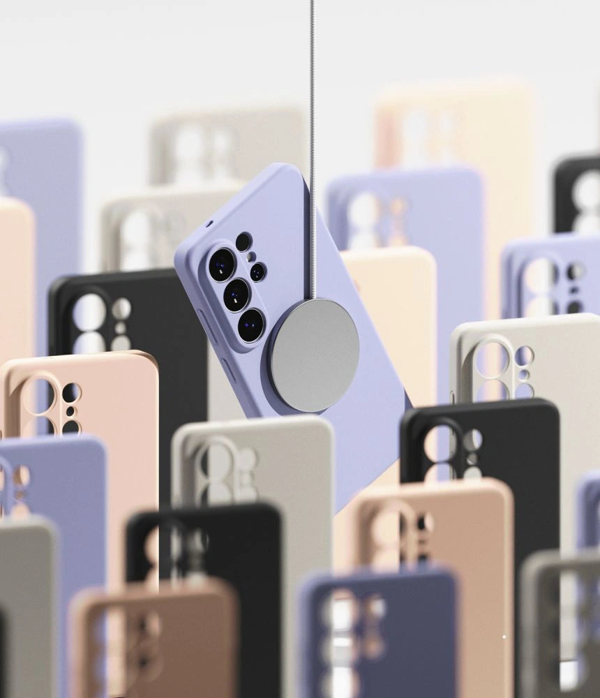 Etui Ringke Silicone MagSafe na Samsung Galaxy S26 Ultra - różowe – zdjęcie 8