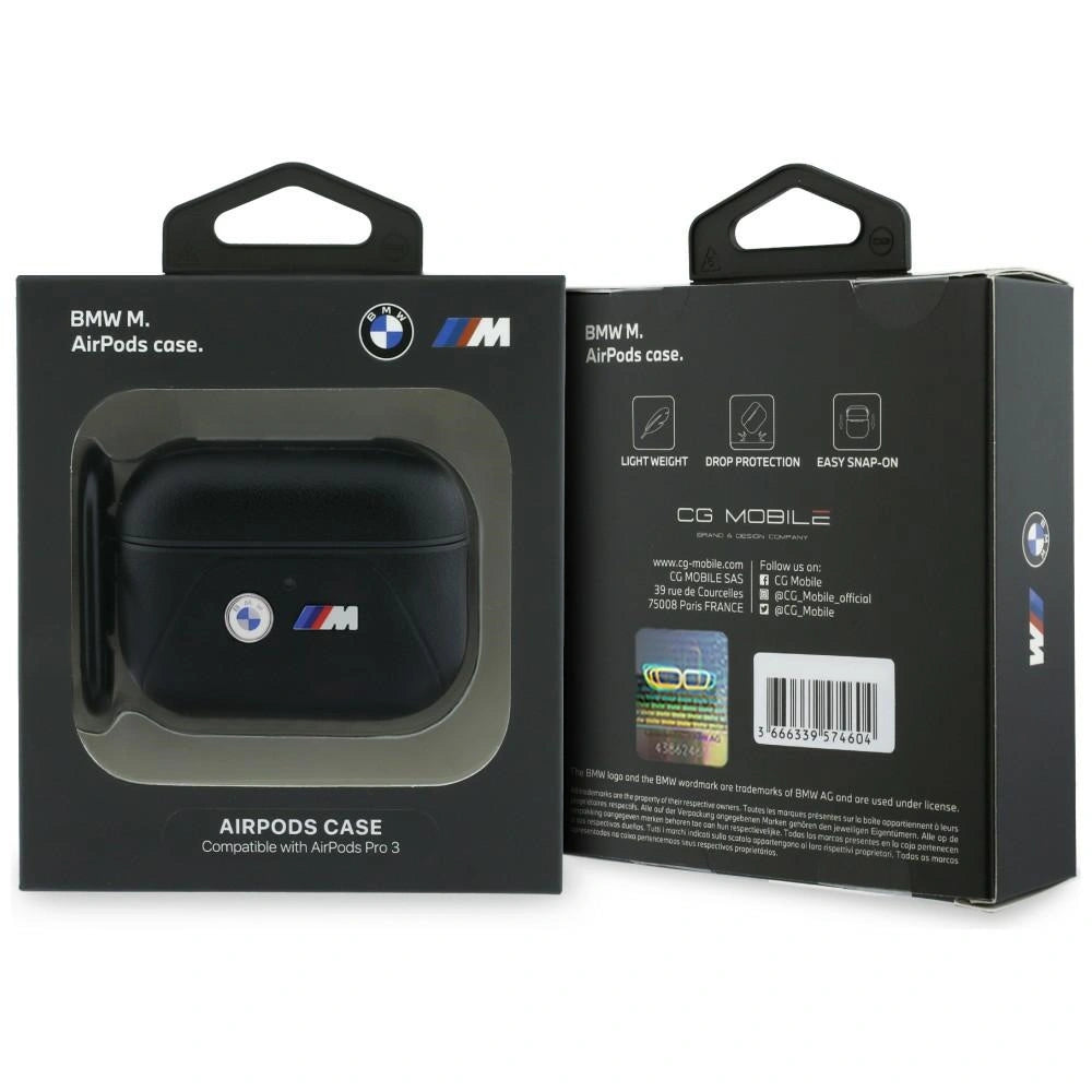 Etui BMW Curved Line na AirPods Pro 3 - czarne – zdjęcie 4
