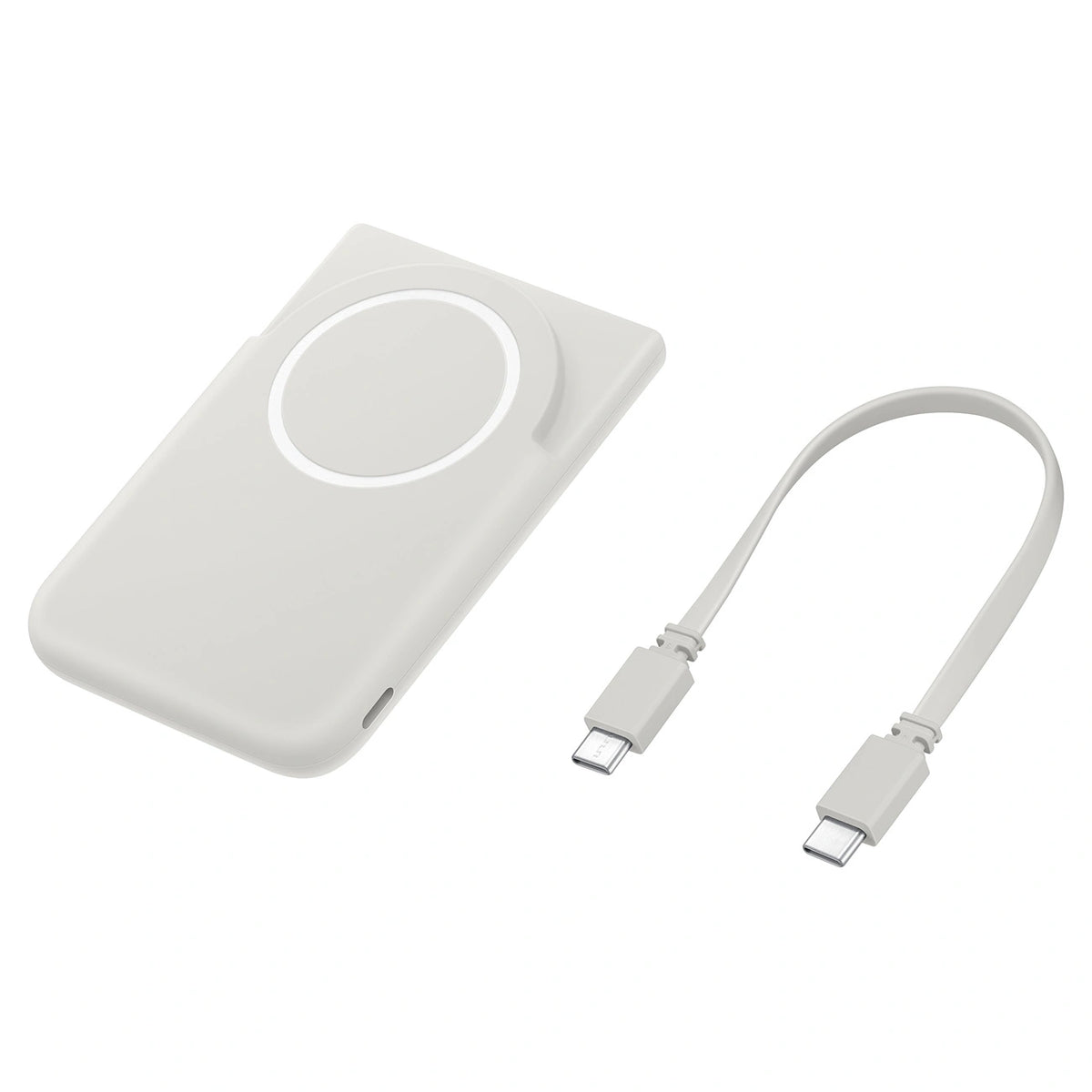 Powerbank Samsung EB-U2500XJEGWW 25W Qi2 5000 mAh USB-C z kablem - szary – zdjęcie 5