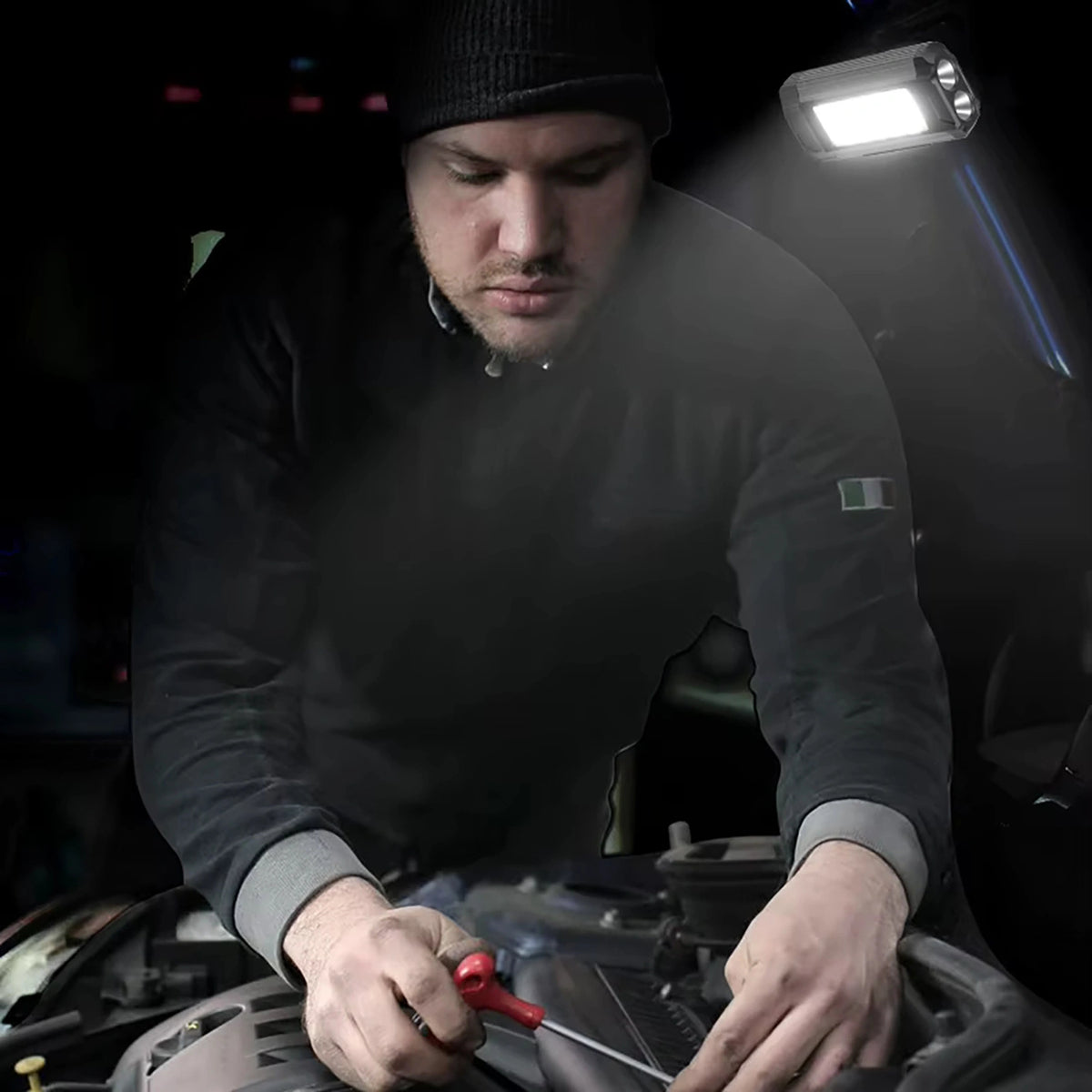 Lampa robocza Wozinsky WLR-15W 15 W 1500 lm diody CREE IPX6 z - szara – zdjęcie 11
