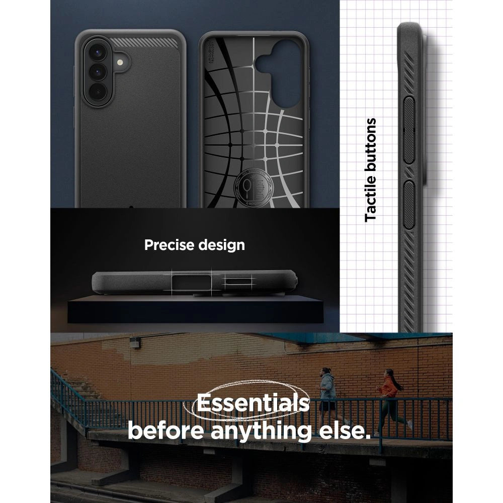 Etui Spigen Rugged Armor na Samsung Galaxy A57 5G - czarne – zdjęcie 16
