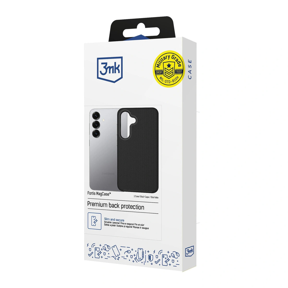 Etui 3mk Fortis MagCase na Samsung Galaxy S25 - czarne – zdjęcie 11