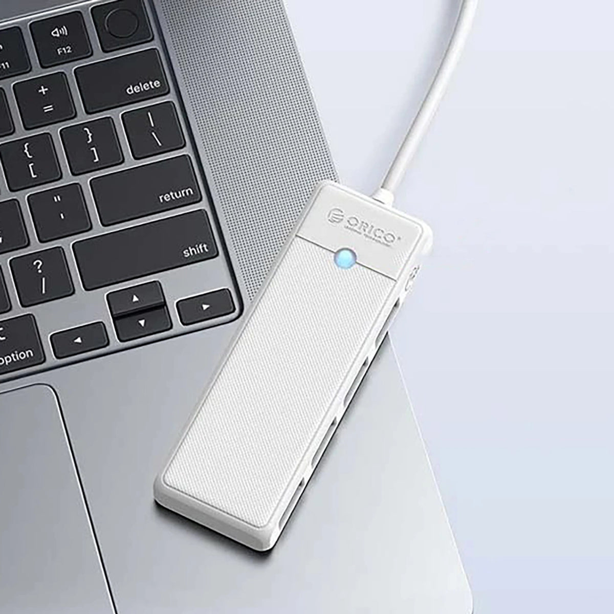 Hub USB Orico PAPW4A-C3 4-portowy 4x USB-A 3.0 1 m - biały – zdjęcie 6