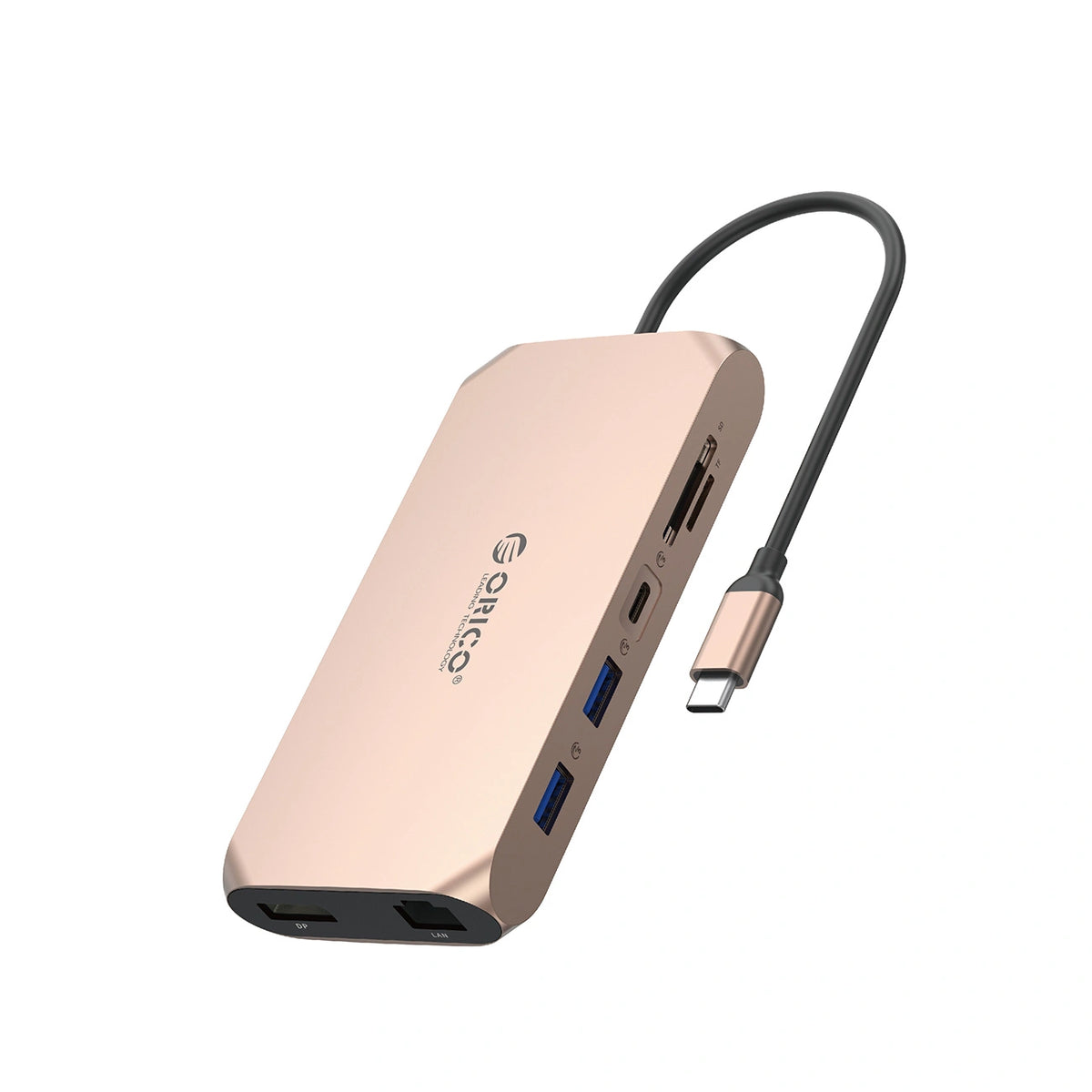 Stacja dokująca USB-C Orico XCR 12w1 2x USB-A 3.1 1x USB-A 2.0 1x USB-C PD