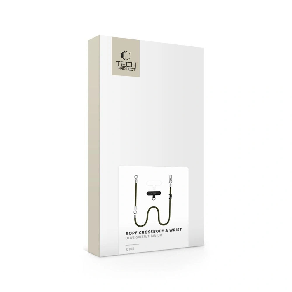 Smycz do telefonu Tech-Protect C10S Rope - zielona – zdjęcie 10