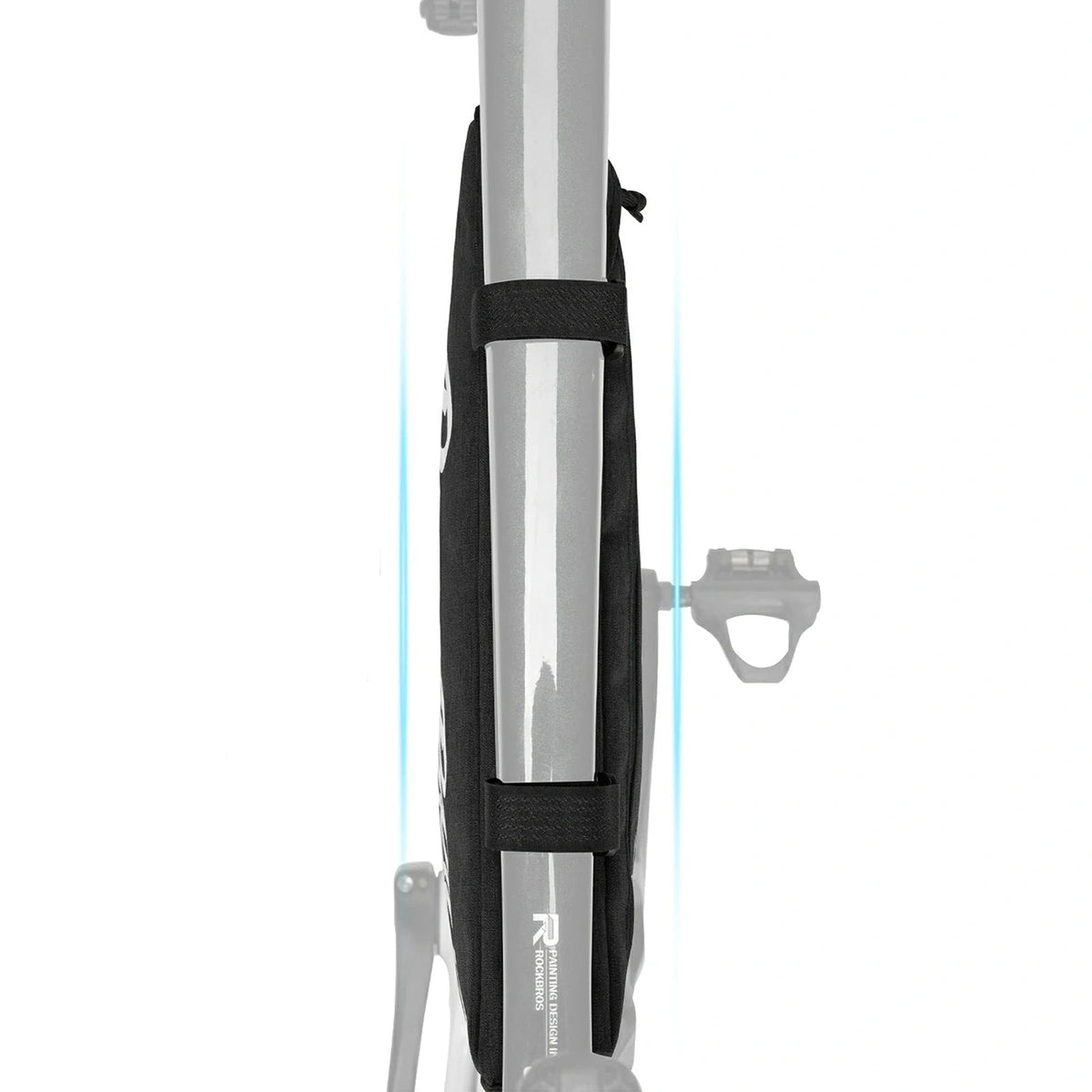 Torba rowerowa Rockbros G008 Flash na ramę trójkątna XL 1,9 l - czarna – zdjęcie 5