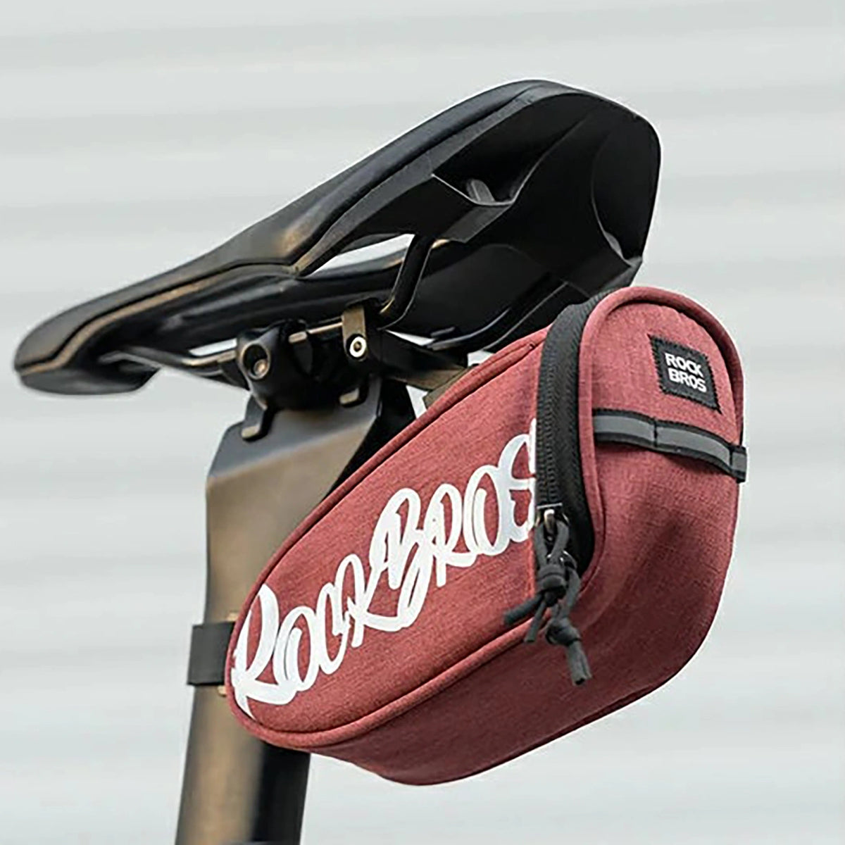 Torba rowerowa Rockbros G007 Flash Journey podsiodłowa 0.8 l - czerwona – zdjęcie 3
