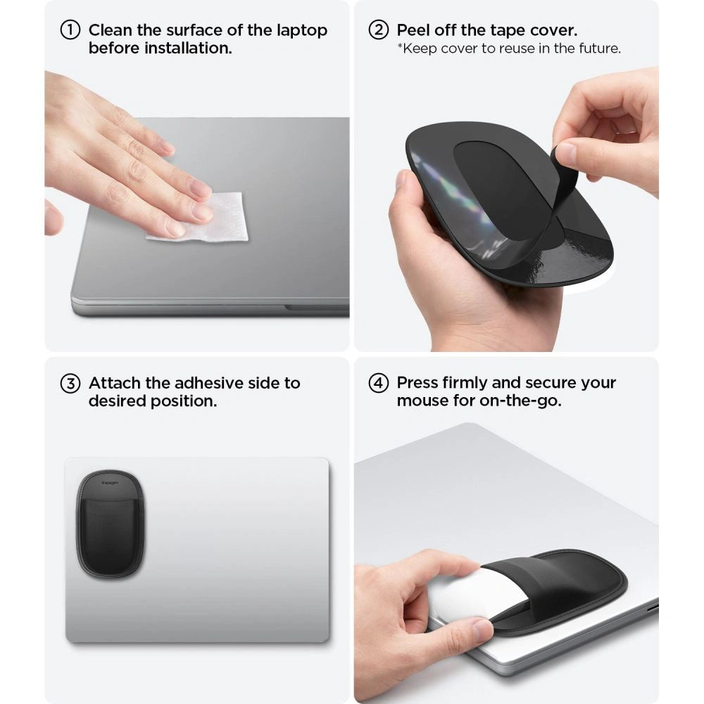 Etui Spigen LD220 Mouse Sleeve na myszkę - czarna – zdjęcie 16