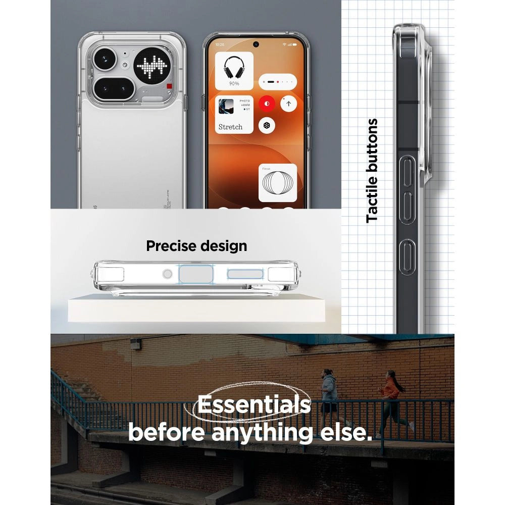 Etui Spigen Ultra Hybrid na Nothing Phone 4A Pro - przezroczyste – zdjęcie 10