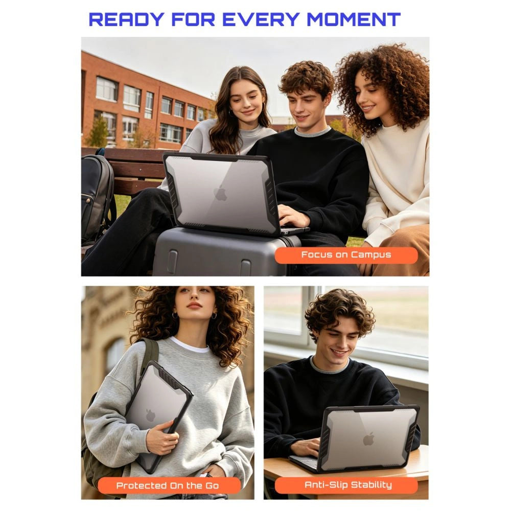 Etui Supcase Unicorn Beetle na MacBook Neo 13" 2026 - przezroczysto-czarne – zdjęcie 7