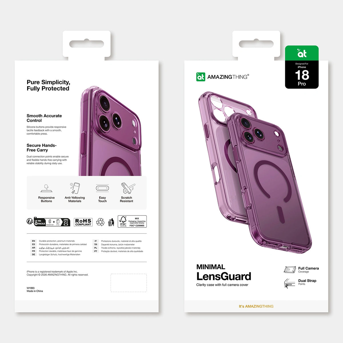 Etui AMAZINGTHING Minimal Mag Lens Case na iPhone 18 Pro z osłoną aparatu i mocowaniem na smycz kompatybilne z – zdjęcie 9
