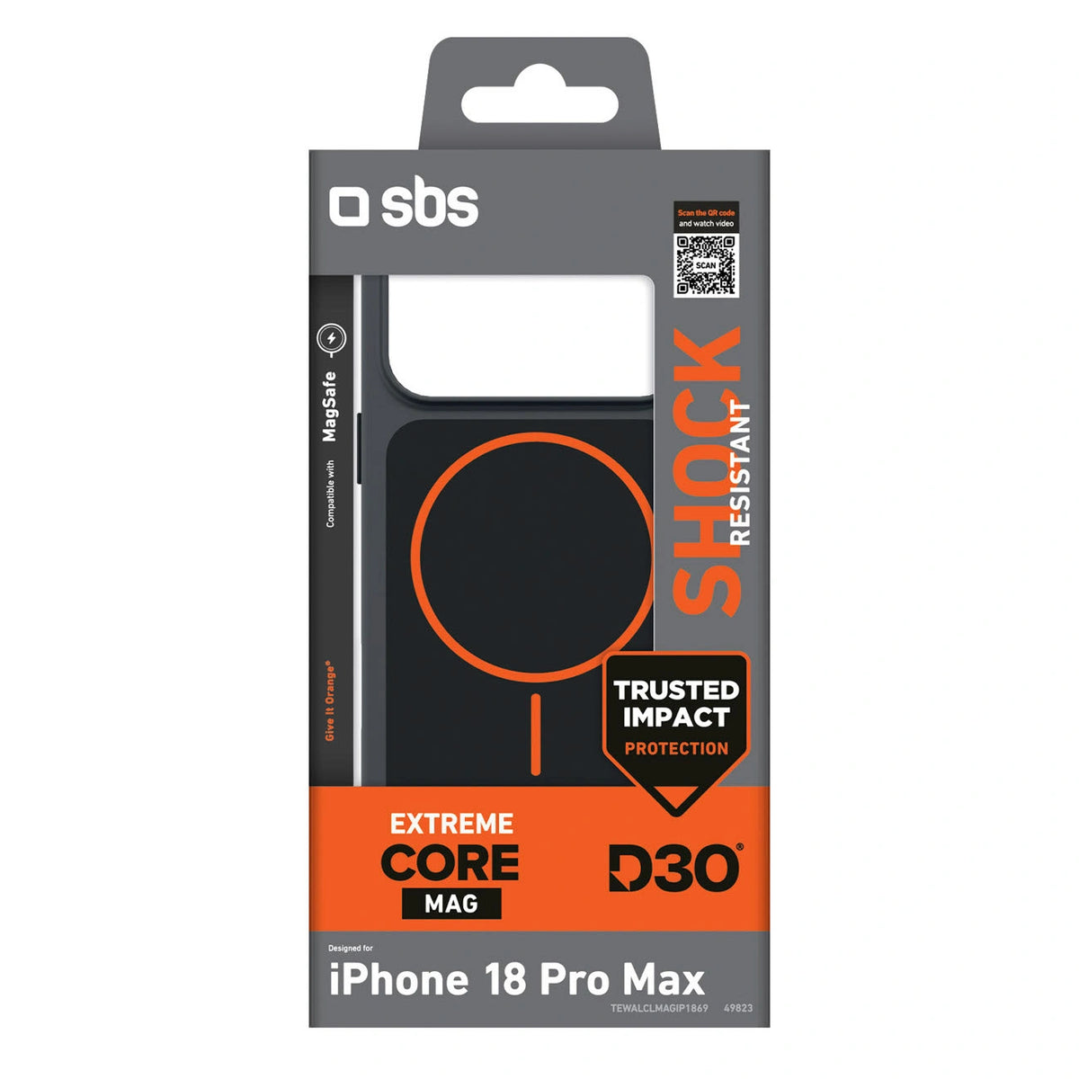 Etui SBS D3O Core na iPhone 18 Pro – zdjęcie 2