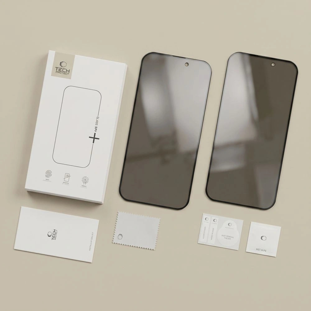 Szkło hartowane Tech-Protect Glass SPY+ 2-Pack na iPhone 18 Pro Max – zdjęcie 11