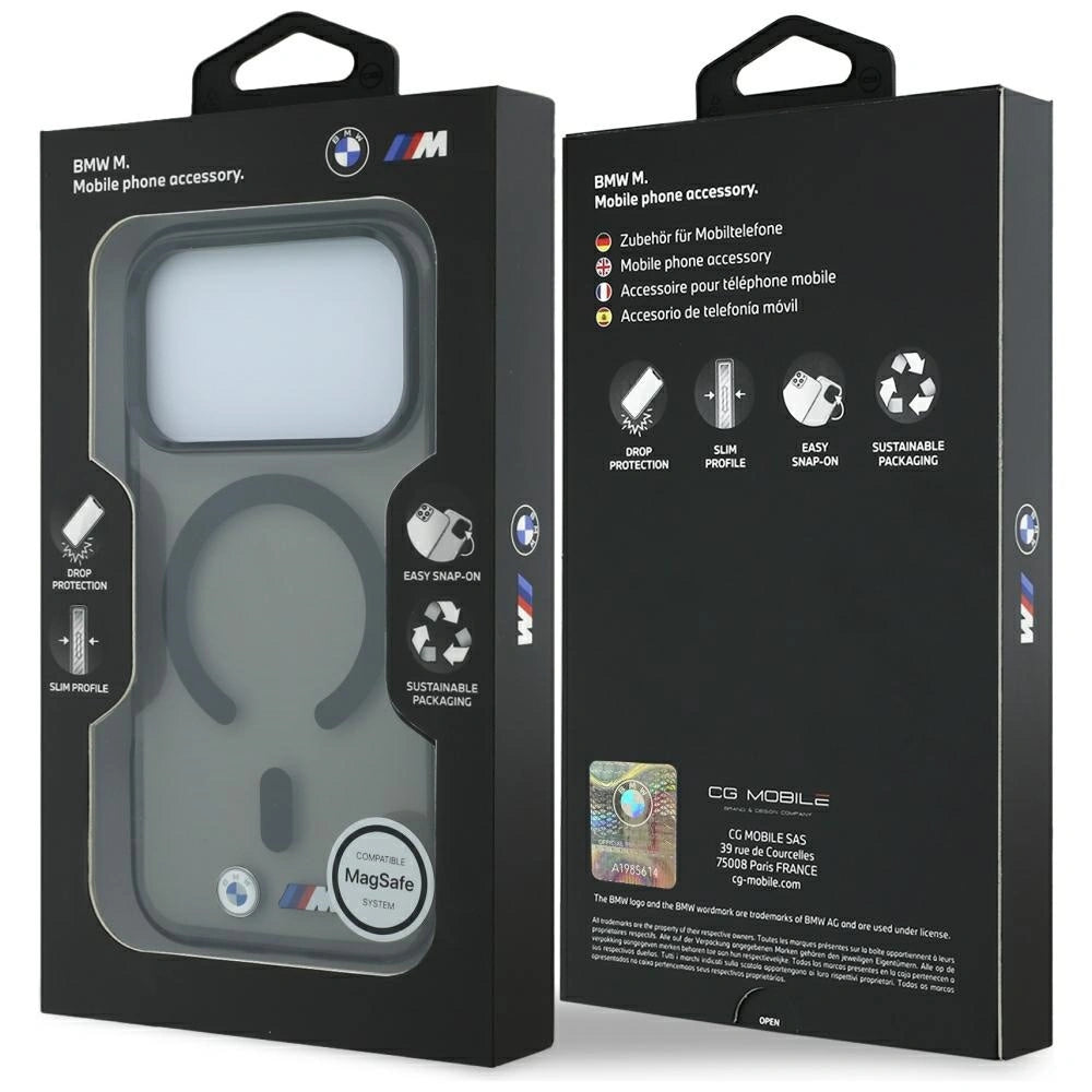 Etui BMW M IML Glossy Metal Logo & na iPhone 17 Pro / 18 Pro - czarne – zdjęcie 8