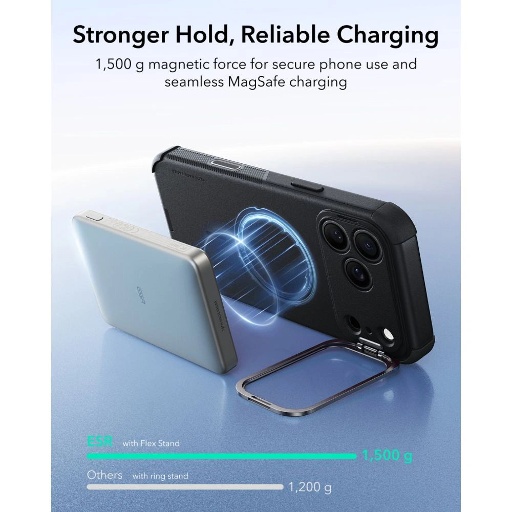 Etui ESR Cyber Tough Kickstand na iPhone 18 Pro Max / 17 Pro Max - czarne – zdjęcie 7