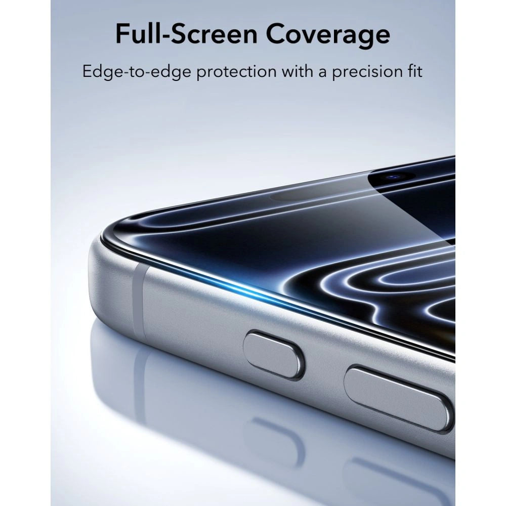 Szkło hartowane ESR UltraFit na iPhone 18 Pro Max / 17 Pro Max - czarne – zdjęcie 7