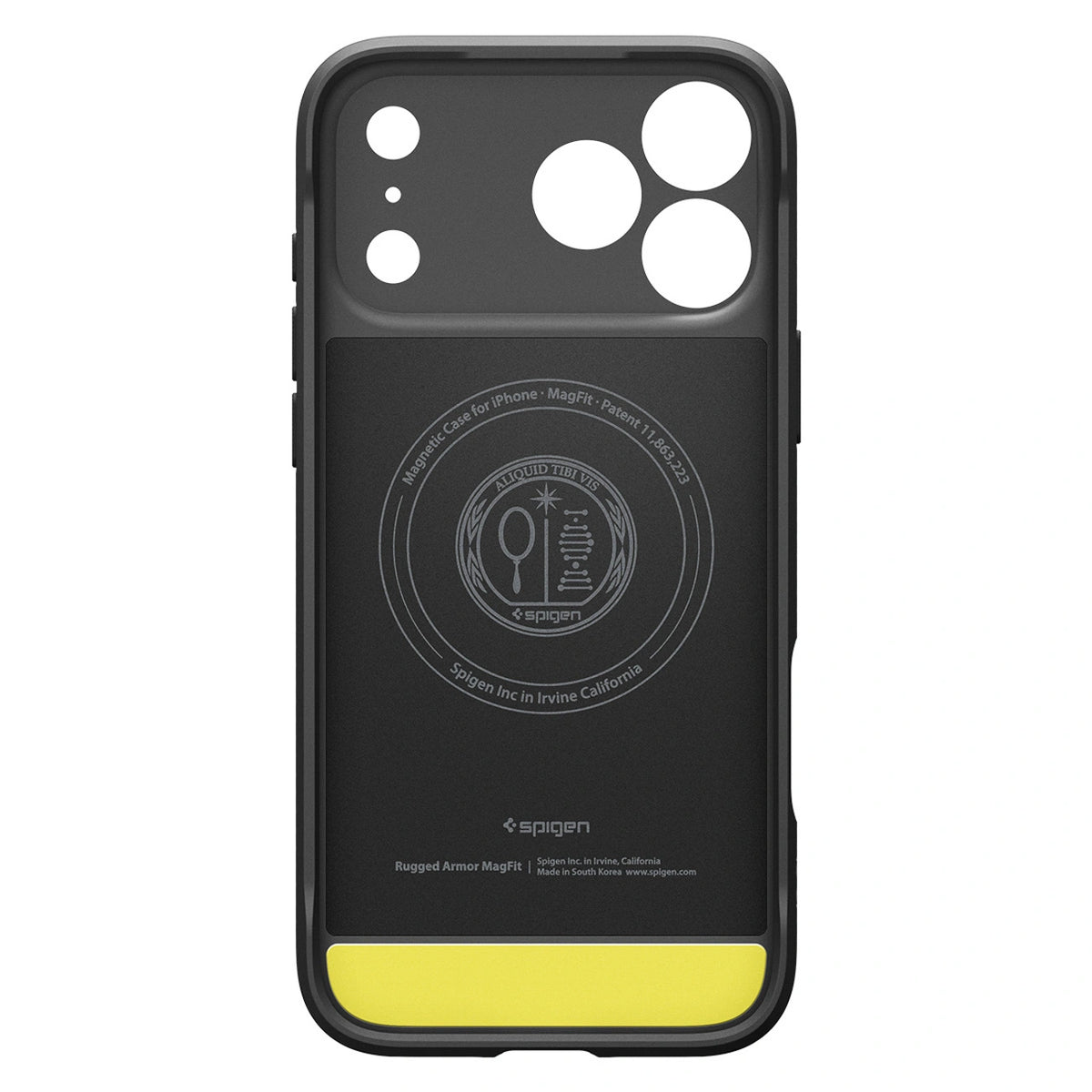 Etui Spigen Rugged Armor MagSafe na iPhone 18 Pro / 17 Pro - czarne matowe – zdjęcie 8
