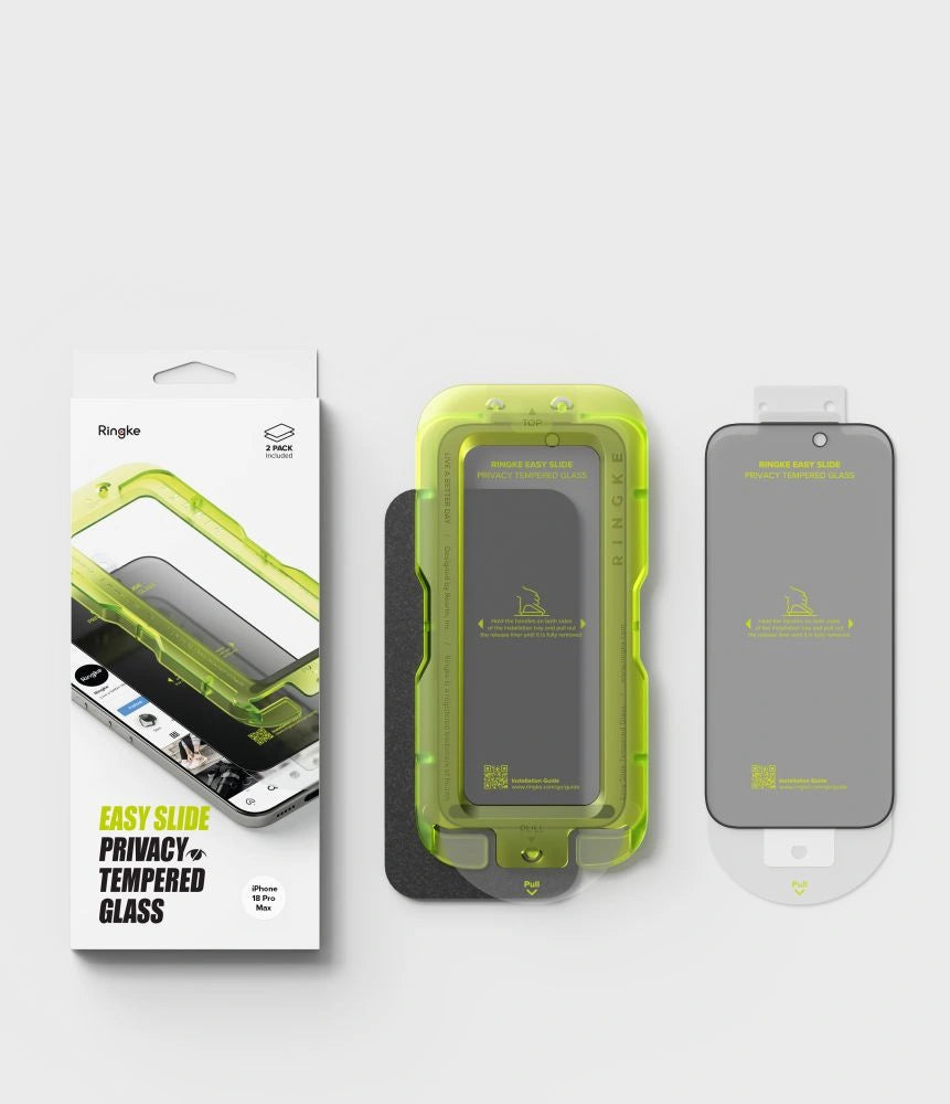 Szkło hartowane Ringke Easy Slide Privacy 2-Pack na iPhone 18 Pro Max – zdjęcie 6