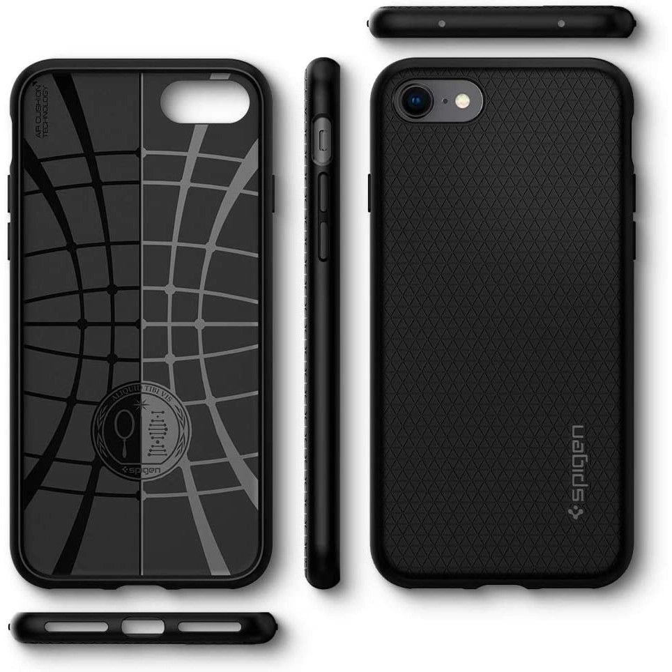 Etui Spigen Liquid Air na iPhone 7 / 8 / SE 2020 / SE 2022 - czarne – zdjęcie 8