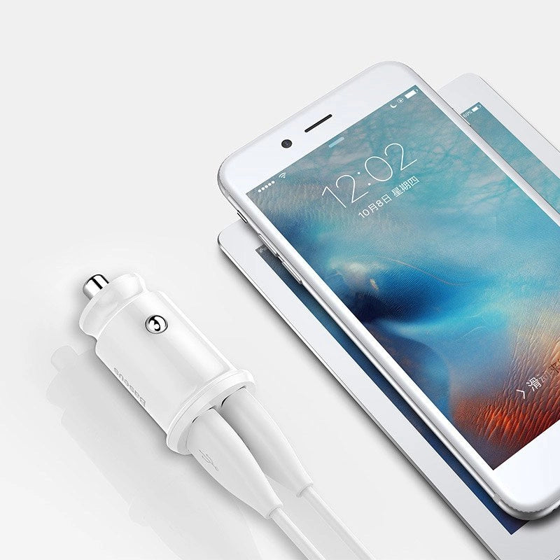 Mini ładowarka Baseus Grain Car Charger CCALL-ML01 samochodowa 2x - czarna
