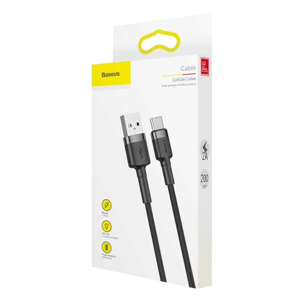 Baseus Cafule Cable wytrzymały nylonowy kabel przewód USB / USB-C QC3.0 2A