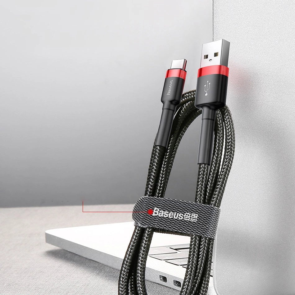 Baseus Cafule Cable wytrzymały nylonowy kabel przewód USB / USB-C QC3.0 2A