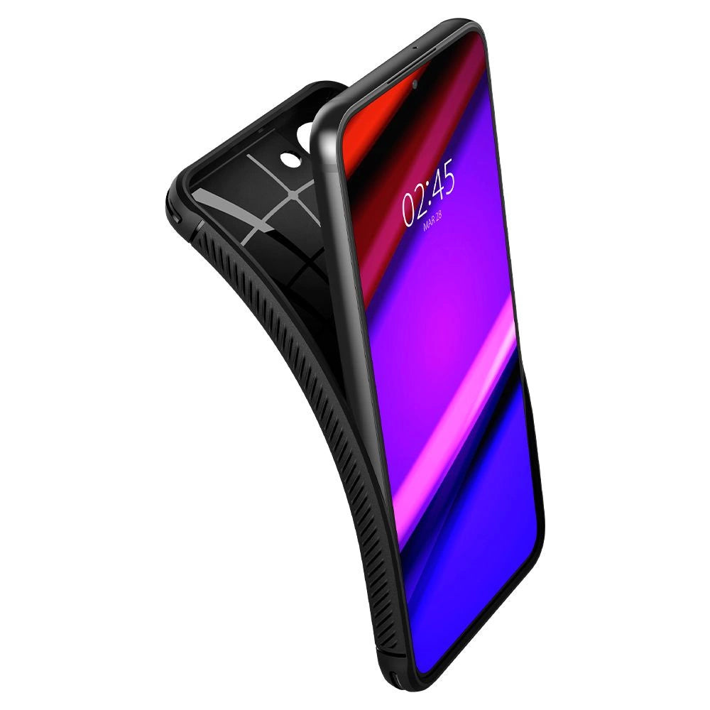 Etui Spigen Rugged Armor na Samsung Galaxy S22 - czarny mat – zdjęcie 13