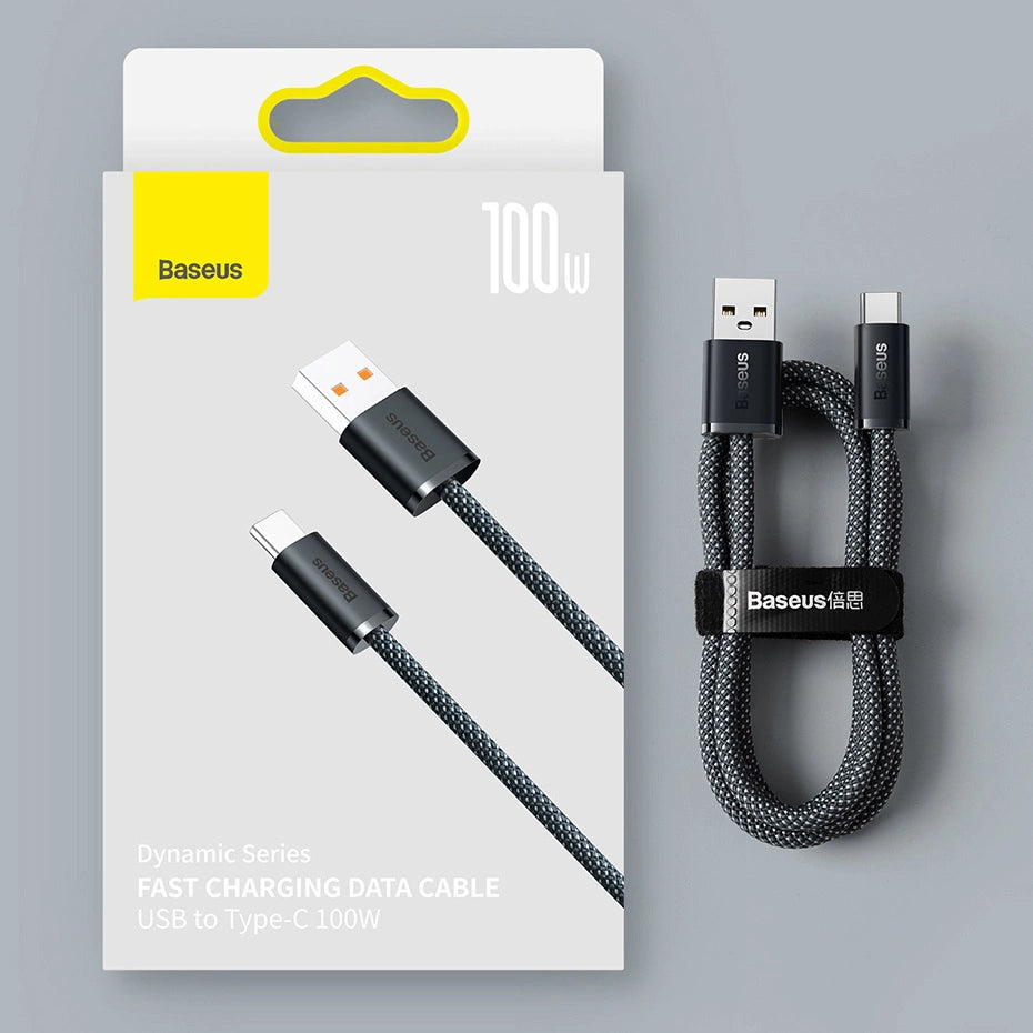 Baseus Dynamic Series kabel USB - USB Typ C 100W 2m biały (CALD000702) – zdjęcie 16