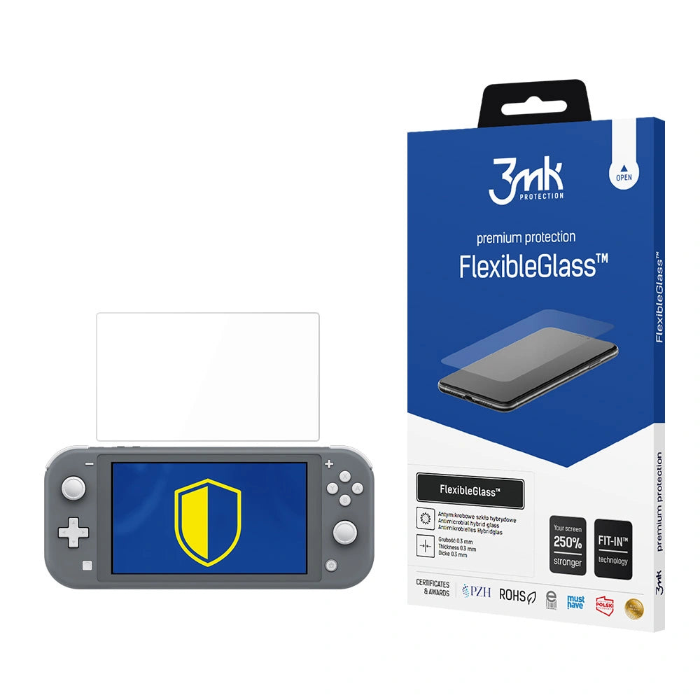Szkło hybrydowe 3mk FlexibleGlass na Nintendo Switch Lite 2019