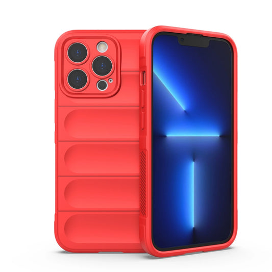 Magic Shield Case do iPhone 13 Pro elastyczny pancerny pokrowiec czerwony