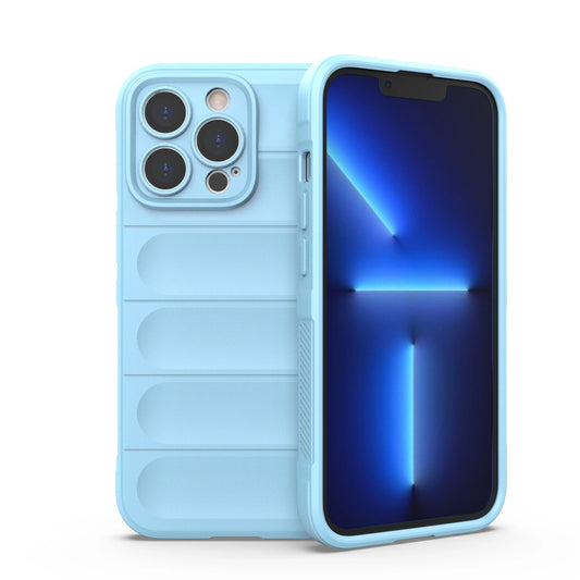 Magic Shield do iPhone 13 Pro elastyczny pancerny pokrowiec jasnoniebieski