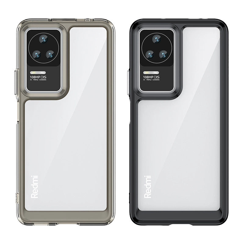 Outer Space Case etui Xiaomi Poco F4 5G pokrowiec z elastyczną ramką czarne – zdjęcie 5