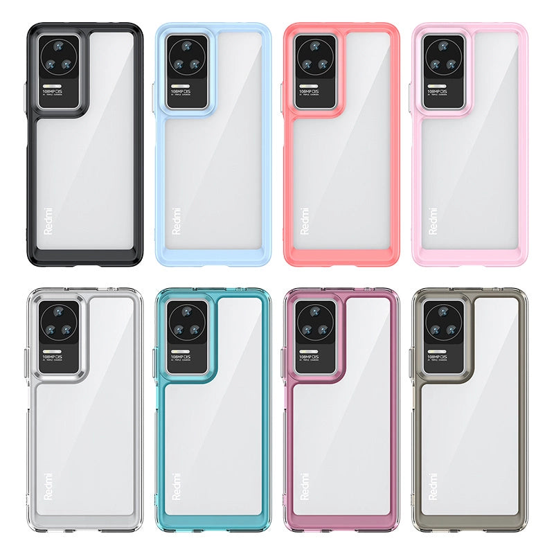 Outer Space Case etui Xiaomi Poco F4 5G pokrowiec z elastyczną ramką czarne – zdjęcie 6