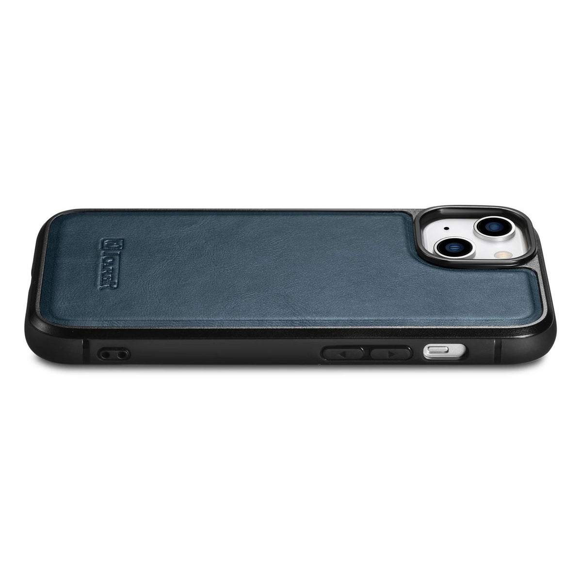 iCarer Leather Oil Wax etui do iPhone 14 Plus niebieski (WMI14220719-BU) – zdjęcie 10