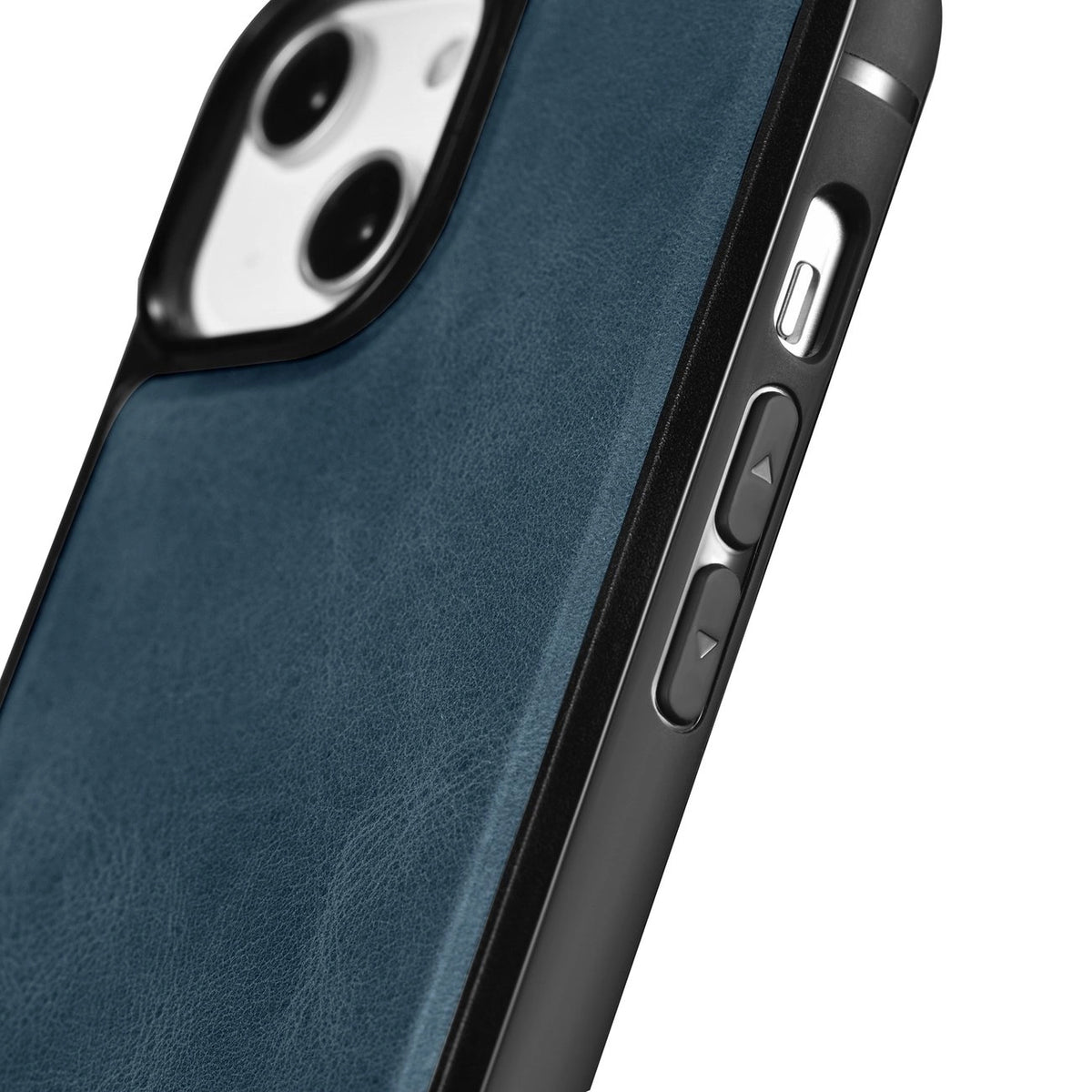 iCarer Leather Oil Wax etui do iPhone 14 Plus niebieski (WMI14220719-BU) – zdjęcie 6