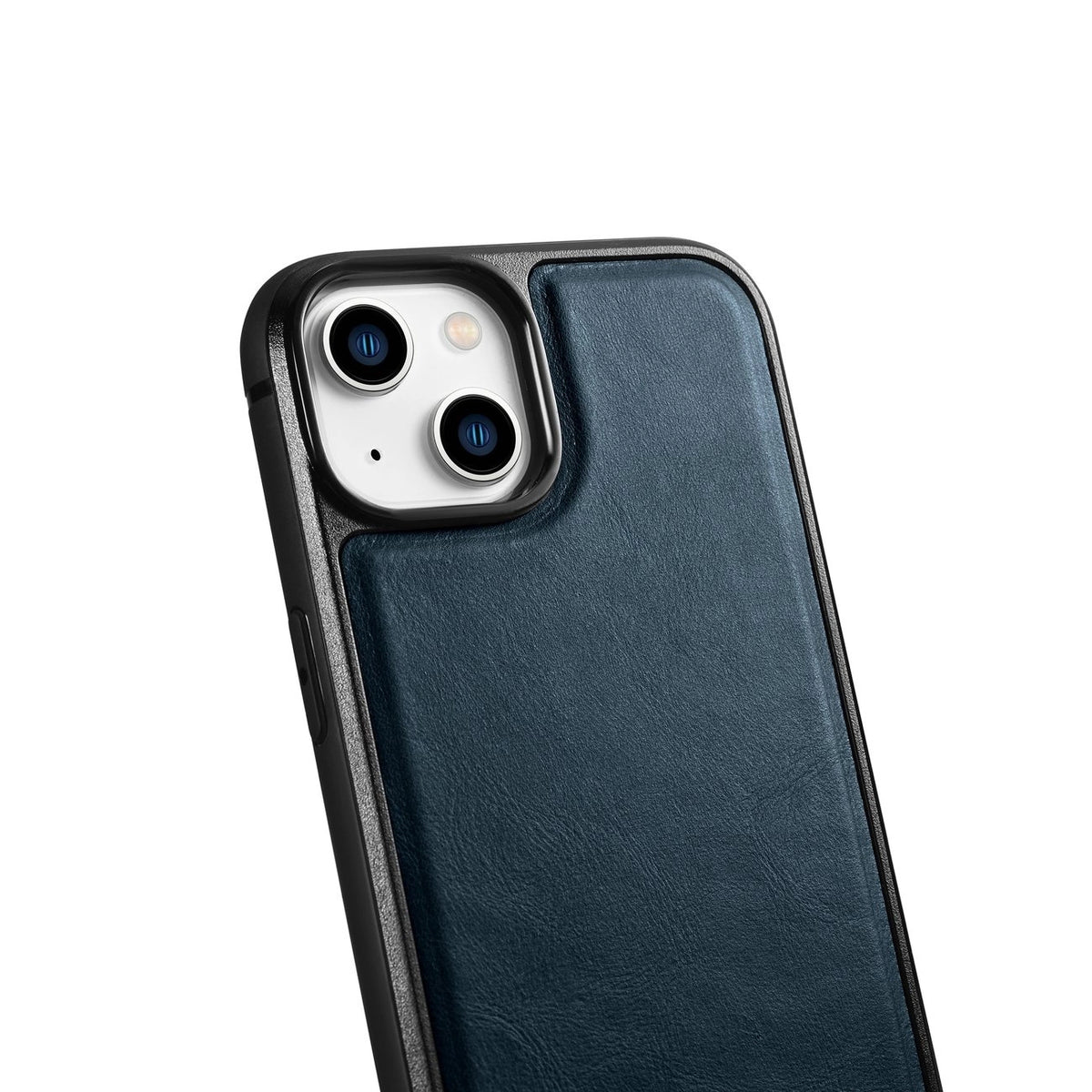 iCarer Leather Oil Wax etui do iPhone 14 Plus niebieski (WMI14220719-BU) – zdjęcie 7