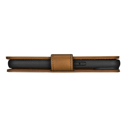 iCarer Oil Wax Wallet Case 2in1 etui iPhone 14 Plus skórzany pokrowiec z